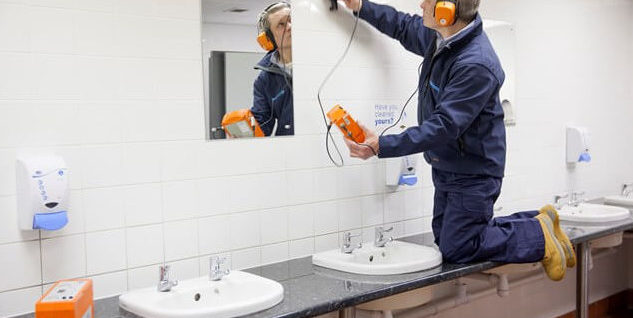 كشف تسربات بدون تكسير